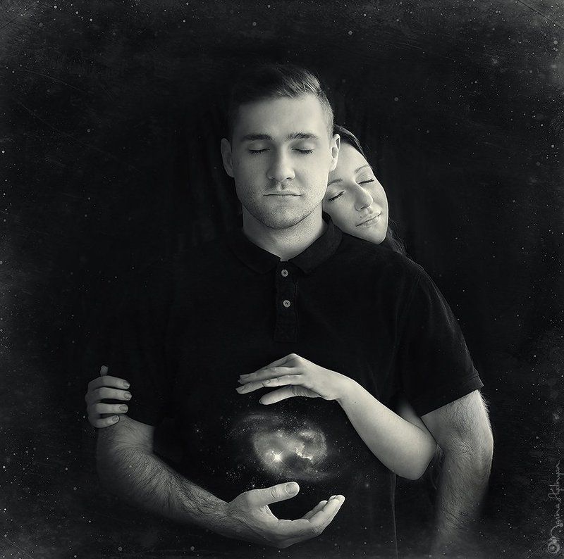 автопортрет Вселенная для двоих фото превью