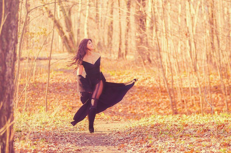 девушка_пленер_уличная съемка Веды фото превью