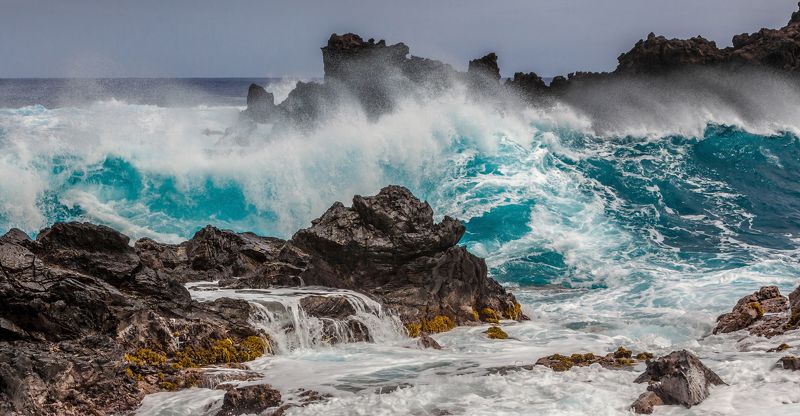 Чили, Остров Пасхи, Океан, Шторм Штормовой предел. Остров Пасхи фото превью