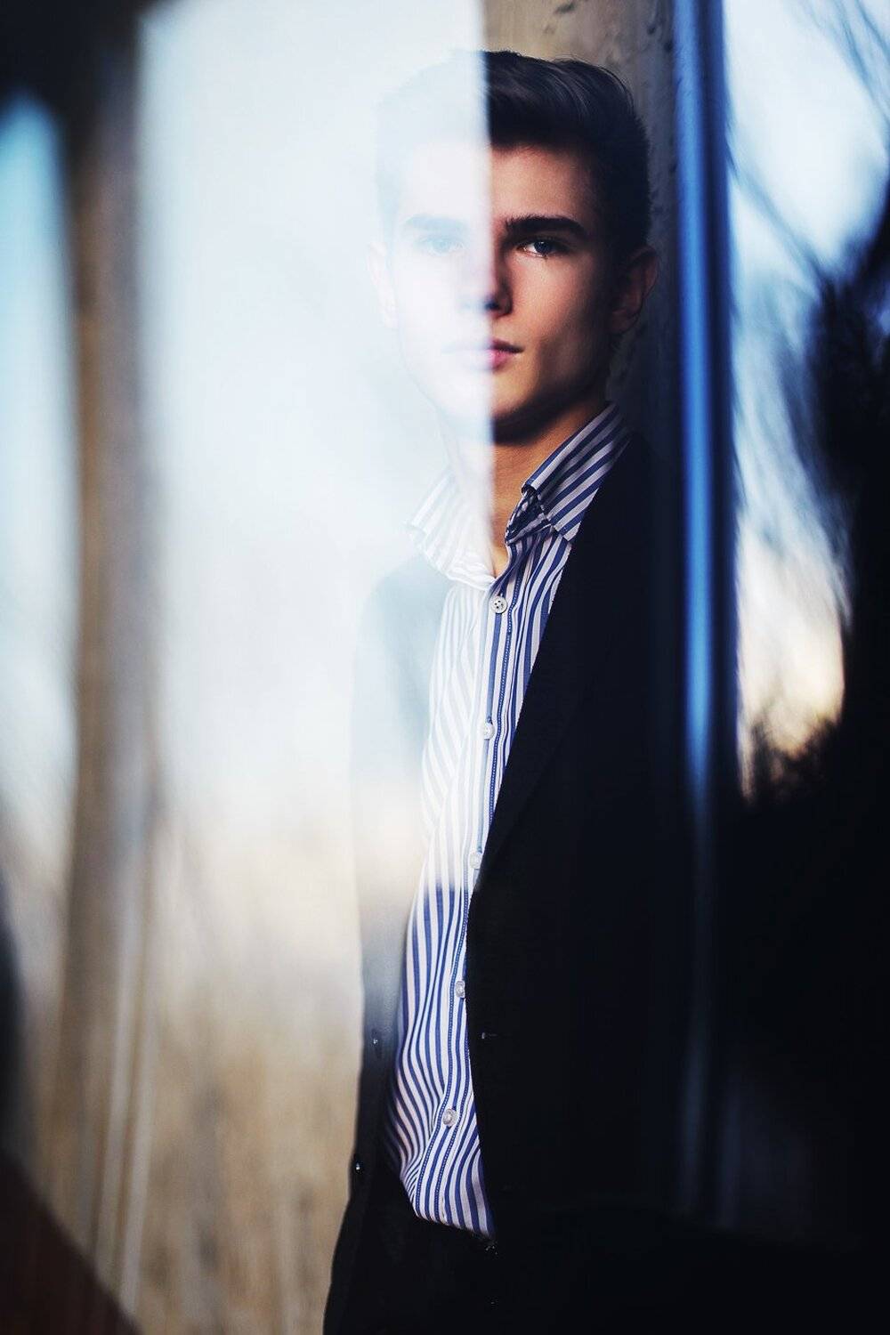 Фото, портрет, отражение, Павел Соколов