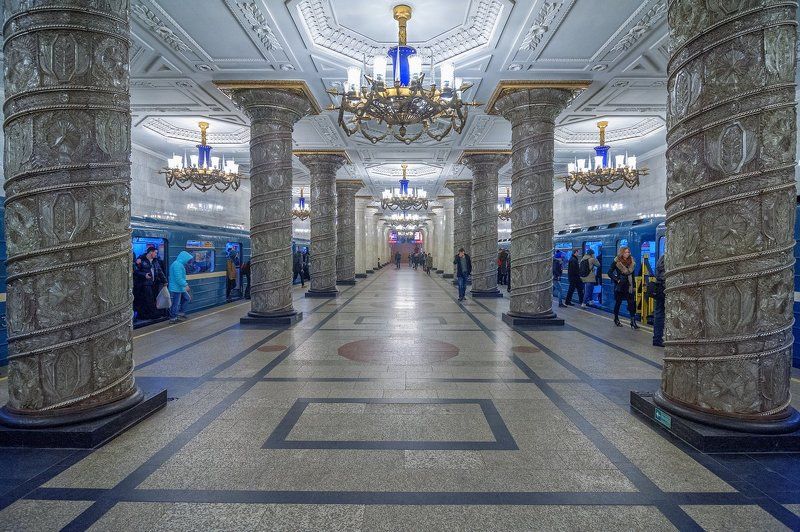 Петербургский метрополитен_станция Автово. Автово. фото превью