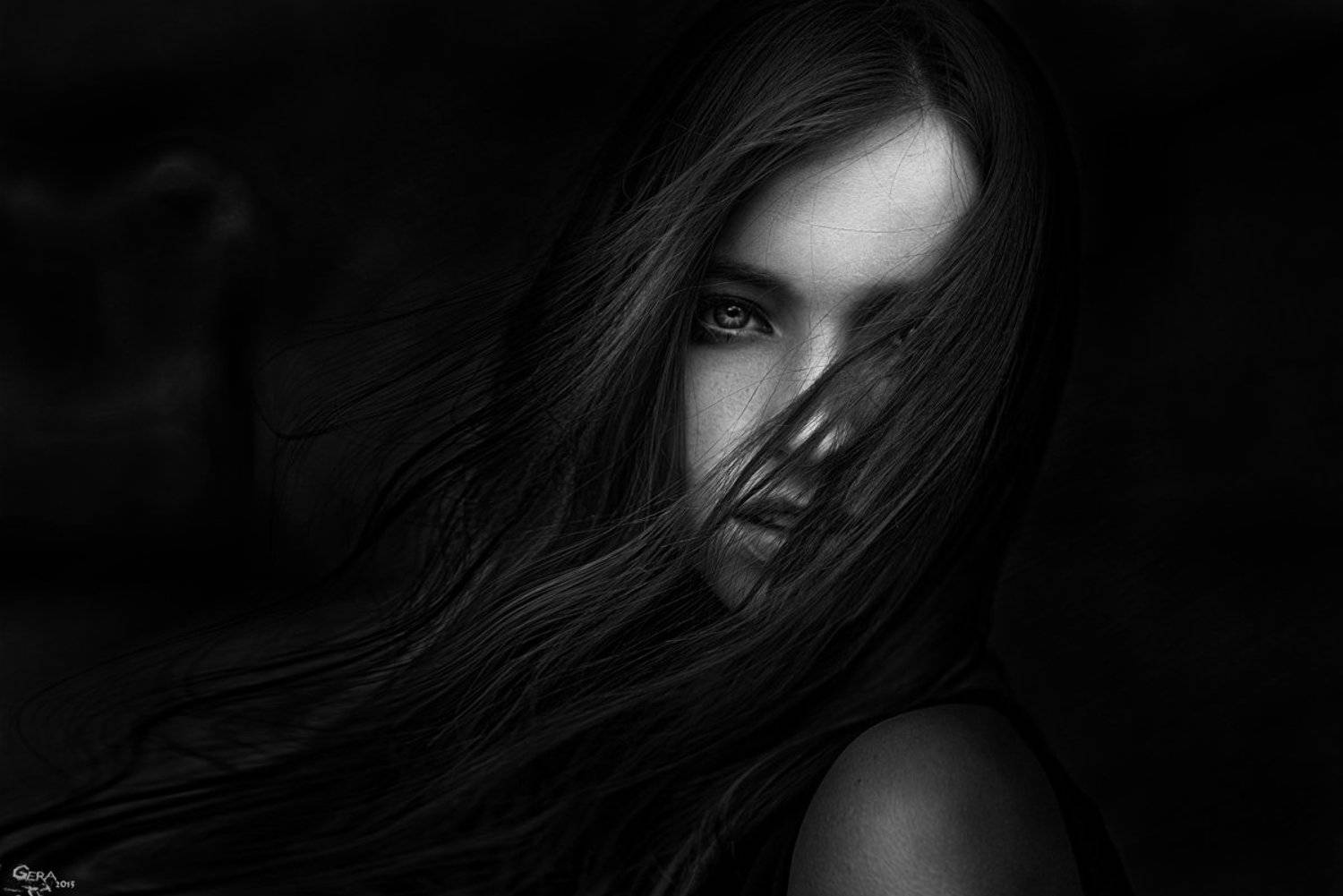 Black and white, Portrait, Портрет, Ч/б, Чб, Георгий Чернядьев