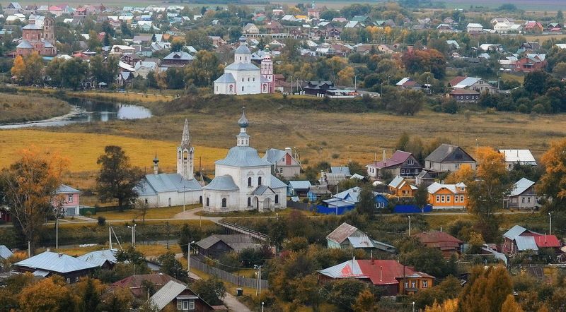 Суздаль.....с колокольни.... фото превью