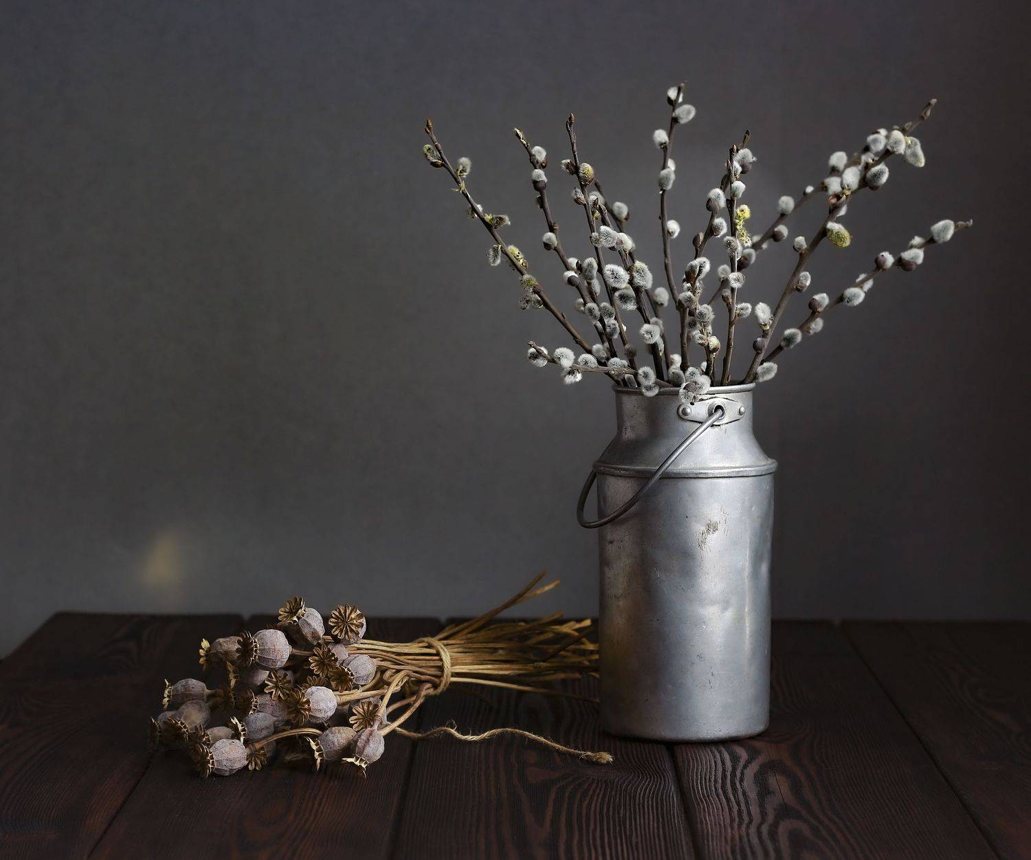 натюрморт, фотонатюрморт, весна, верба, мак, зима, наталья казанцева,  still life, stillifefoto,, Наталья Казанцева