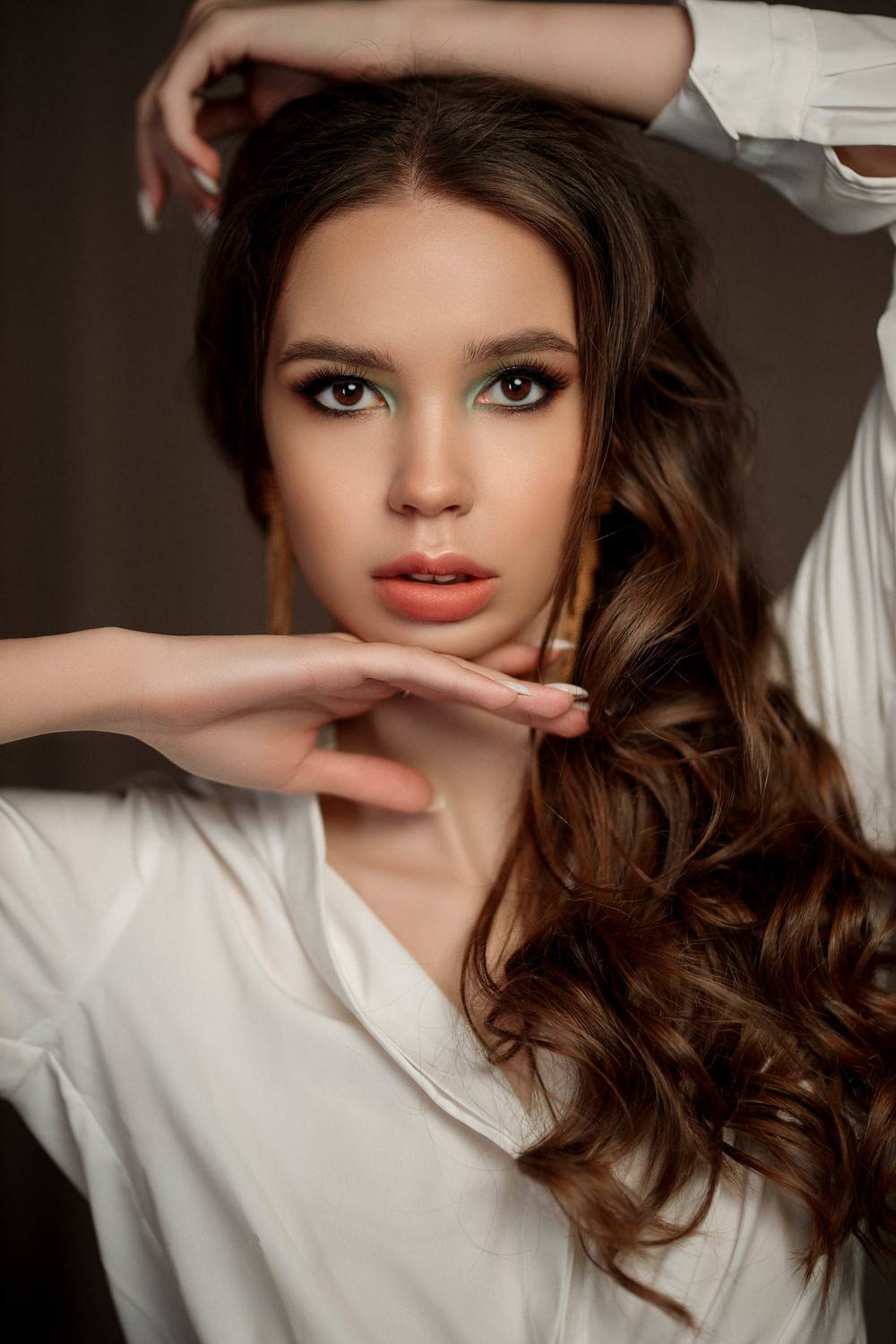 девушка, модель, портрет, фотосессия, студия, гламур, girl, model, modeling, young, portrait, творческий портрет, женский портрет, woman, young woman, glamour, постановка, постановочная фотография, fashion, Владимир Васильев