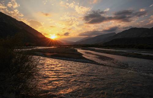 На закате дня..