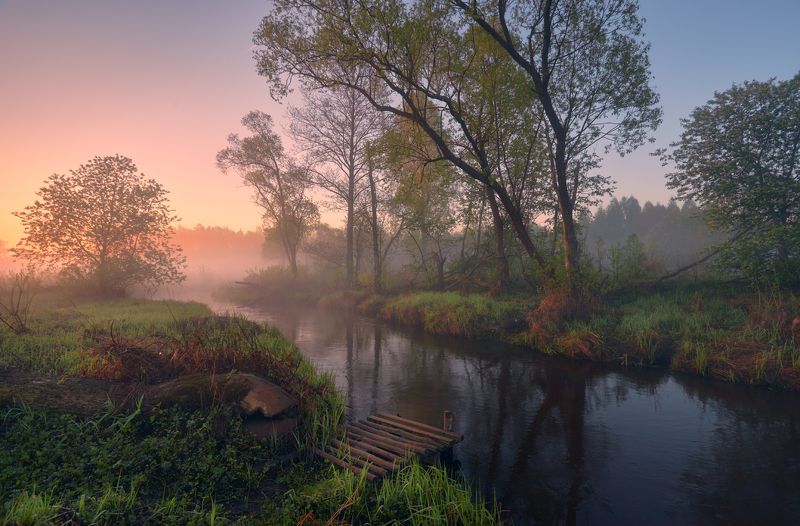 Немного о предрассветной реке  ... фото превью