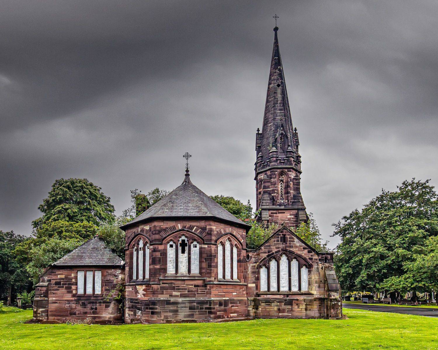 city, liverpool, cemitery, sky, Joao R Cortez