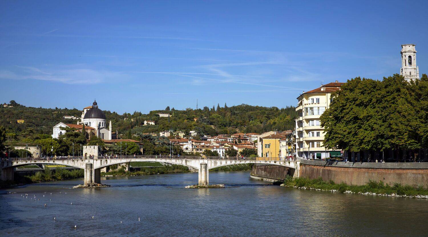 верона,река адидже,церковь сан джорджио, Валентина Булкина