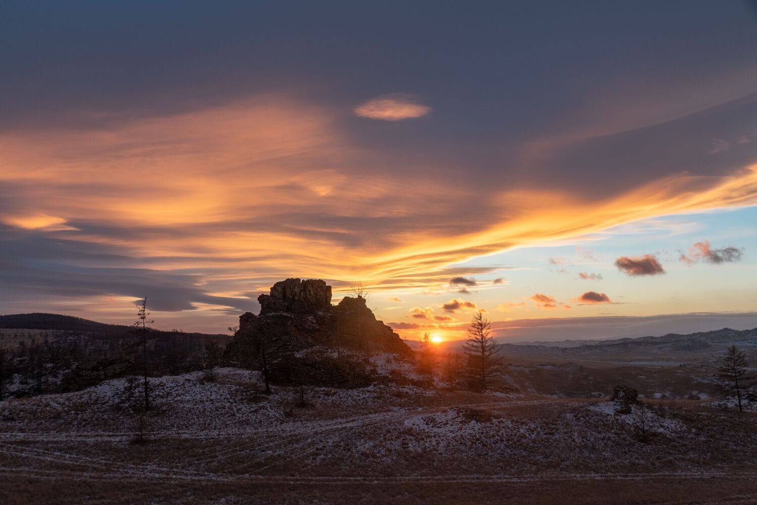 байкал, тажераны, облака, закат, Тильпунов Михаил