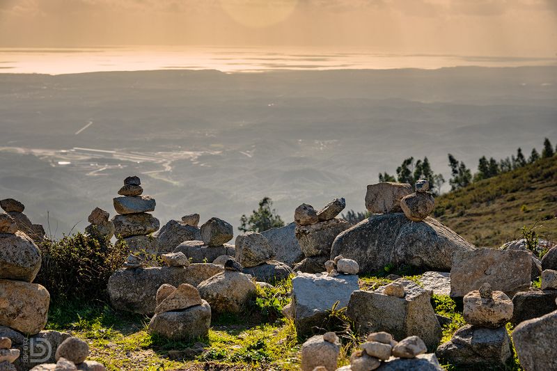 portugal, foia Вид с горы Foia фото превью