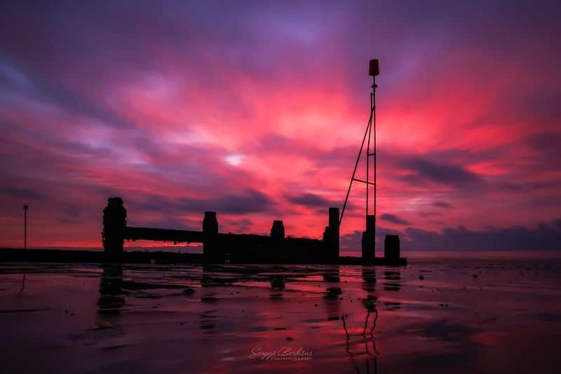 english channel, england, uk Sunrise... фото превью