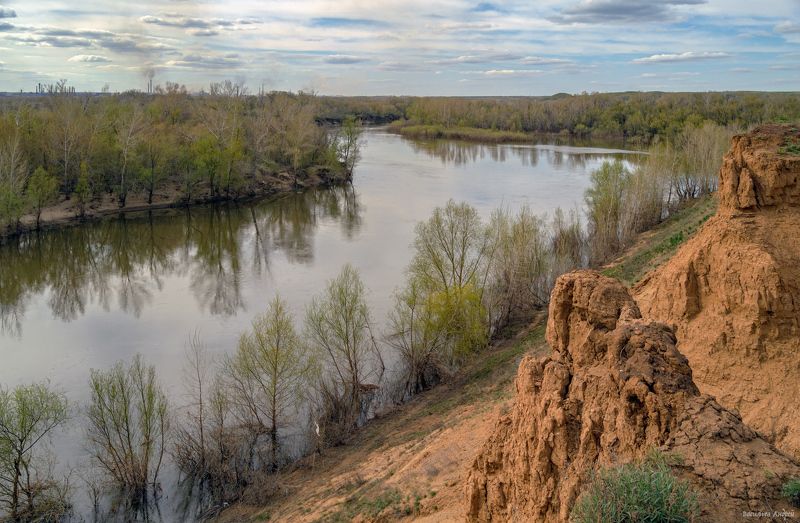 весна, река урал, природа, оренбургская область Весенний Урал фото превью