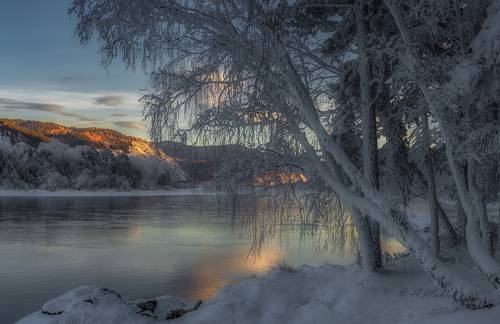 Зимний Енисей