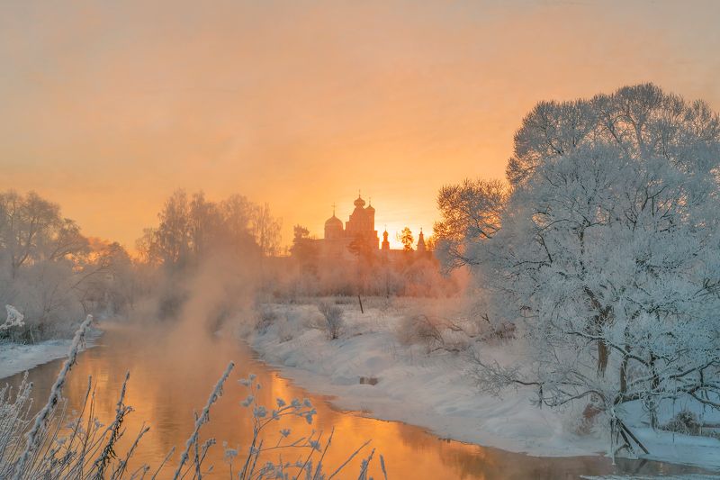 Раннее морозное утро... фото превью