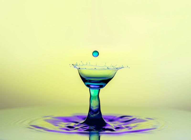 WATER,LIQUID,SPLASH PHOTOGRAPHY,ABSTRACT,TIME STOP,SPEED LIGTH,YOUSEF SAYADI,BLUE,YELLOW,MAGENTA,LIQUID ART,ABSTRACT ART,DROPS,MACRO,REFLECTIVE,HIGH SPEED PHOTOGRAPHY ... фото превью
