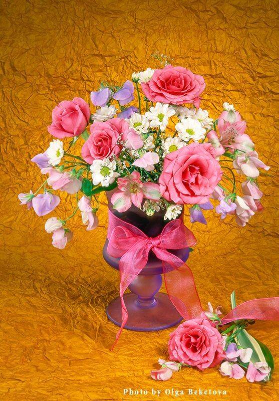 натюрморт, цветы, композиция, Бекетова Ольга