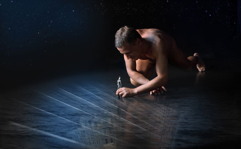 игра, фигура, королева, манипуляция, пространство, отражение Шахматная фигурка... фото превью