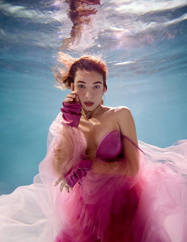 под водой, подводный кадр, подводная фотосессия, фотосъемка под водой, фотограф Москва  фото превью