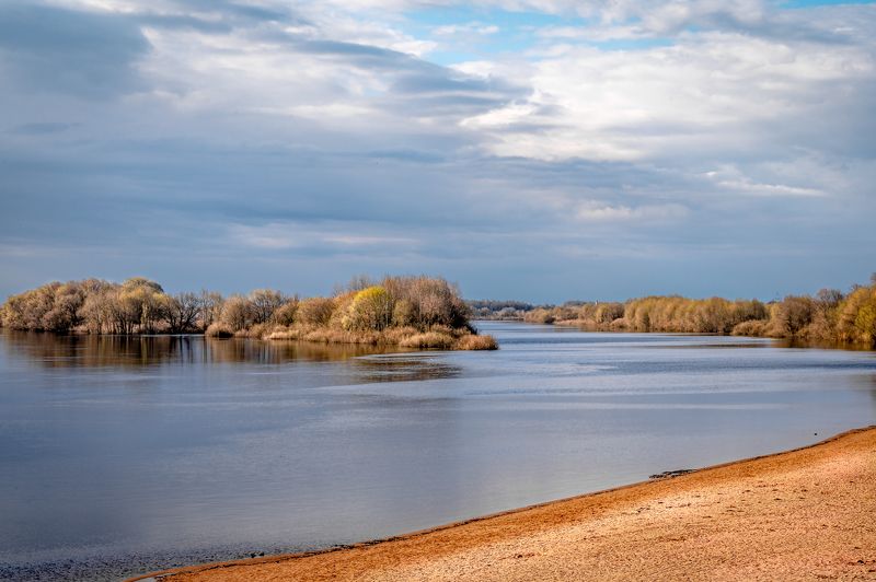 Голубой и оранжевый фото превью