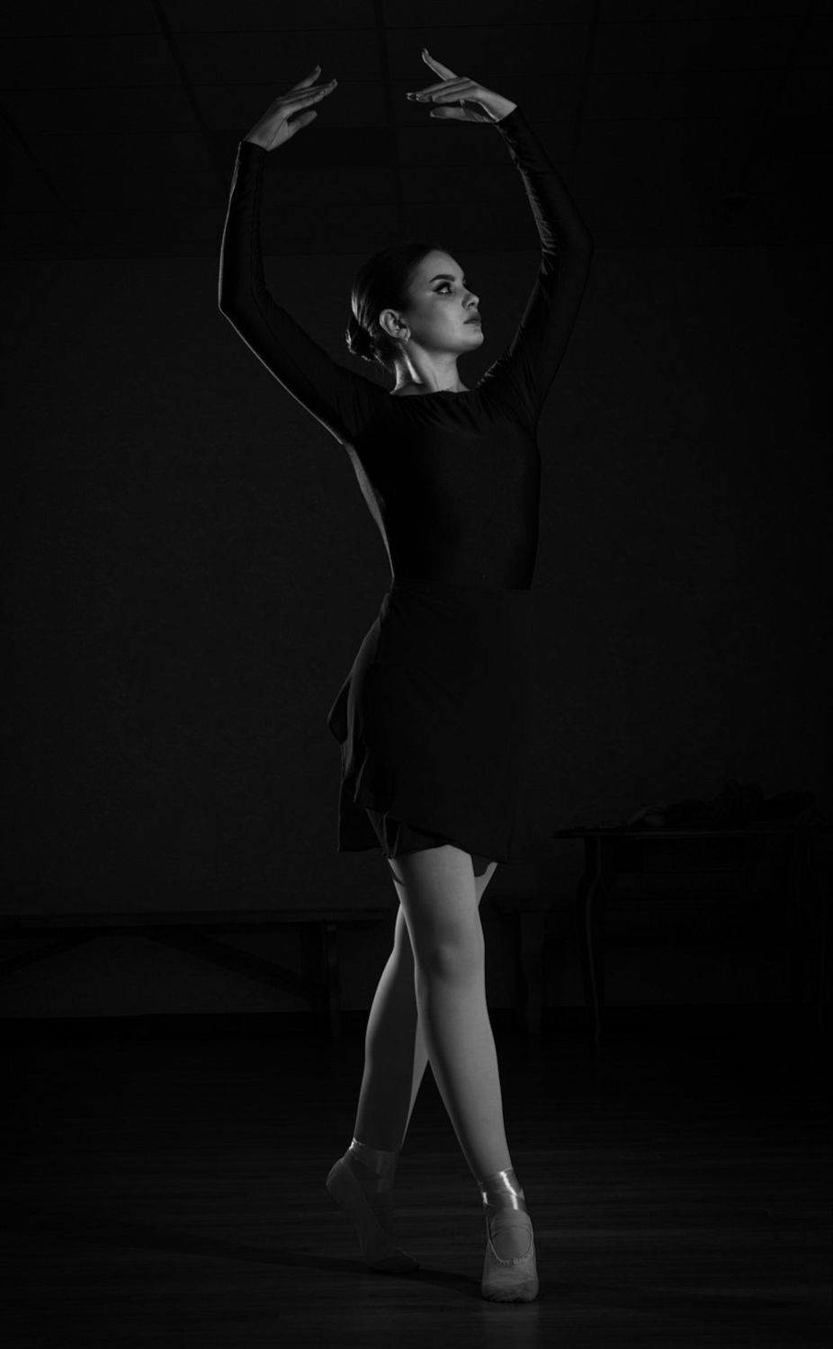балет, балерина, чб, танцовщица, искусство, танцы, пуанты, Арсен Алабердов