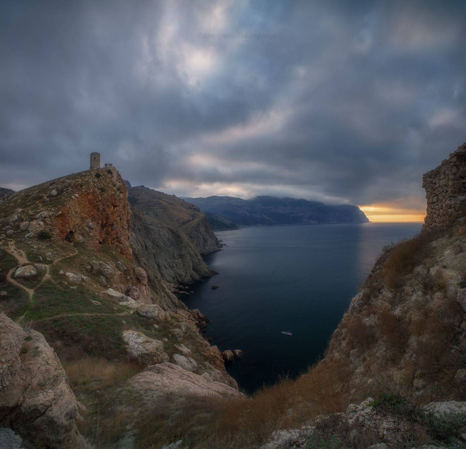 балаклава, крым, севастополь, море, пейзаж, рассвет, горы, landscape, crimea, Дмитренко Екатерина