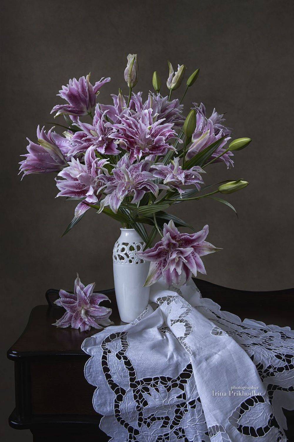 натюрморт, цветы, букеты, лилии, фотокартина, Приходько Ирина