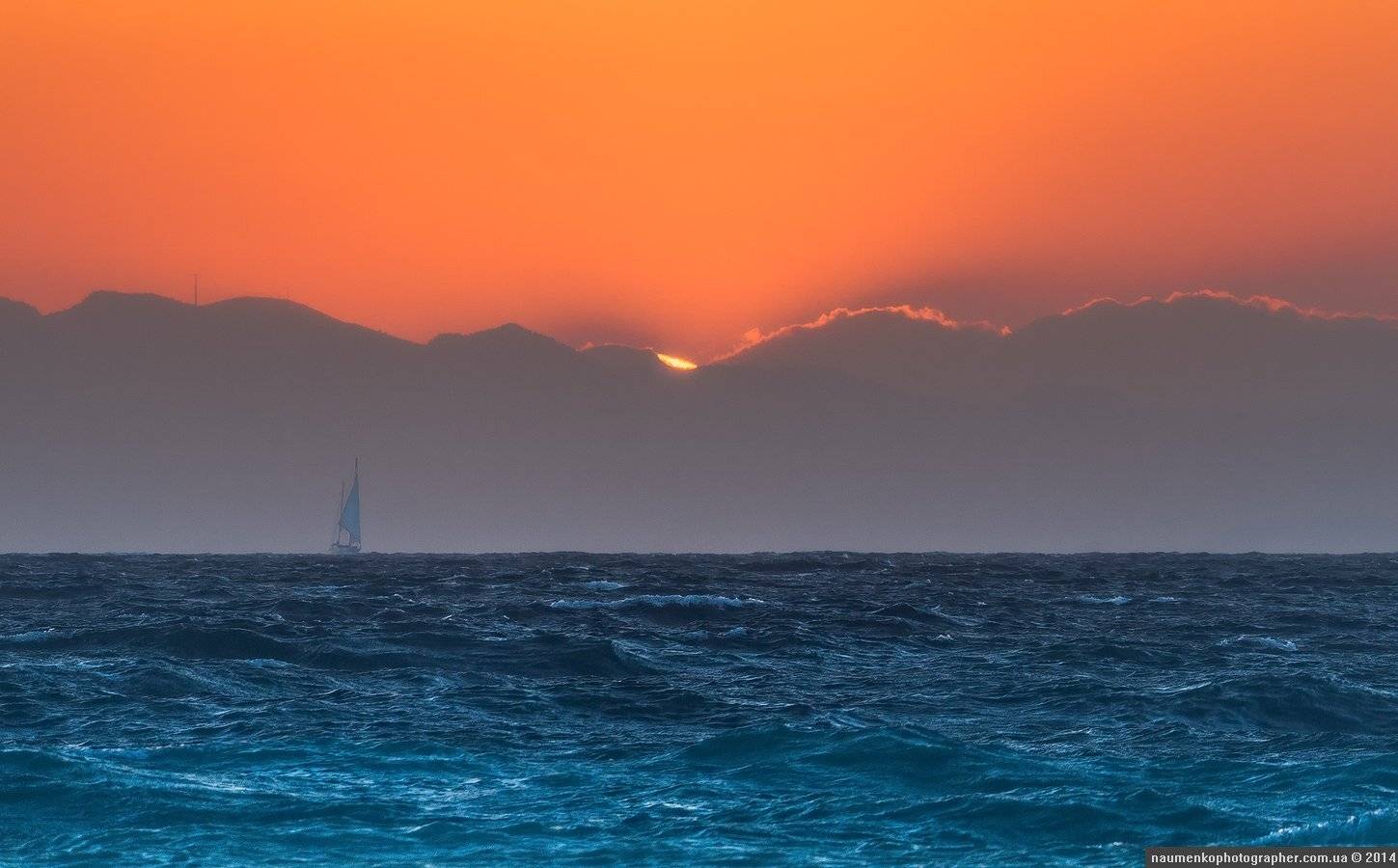 Греция, Закат, Море, Пейзаж, Родос, Эгейское, Александр Науменко