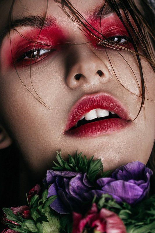 art, art photo, beautiful, beauty, face, fashion, flower, girl, hair, model, mood, muah, photo, photographer, photography, portrait, red, rock, rock n roll, studio, style, арт, гранж, губы, красивая, красный, красота, крым, лицо, модель, портрет, портрет flowerpower фото превью