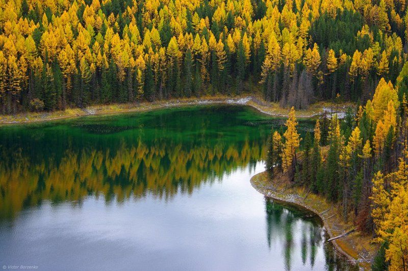 алтай, озеро, уч-кель Уч-Кель. Третье озеро. фото превью