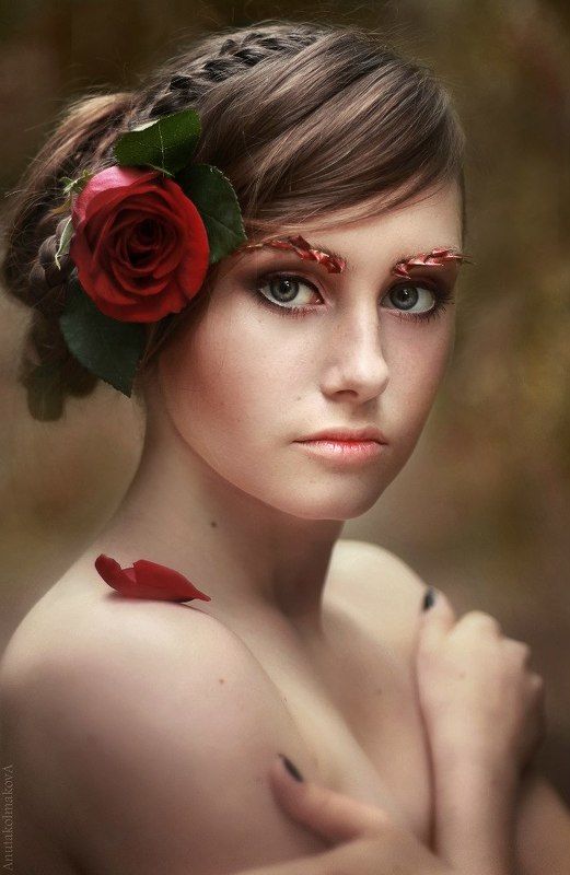 девушка, портрет  фото превью