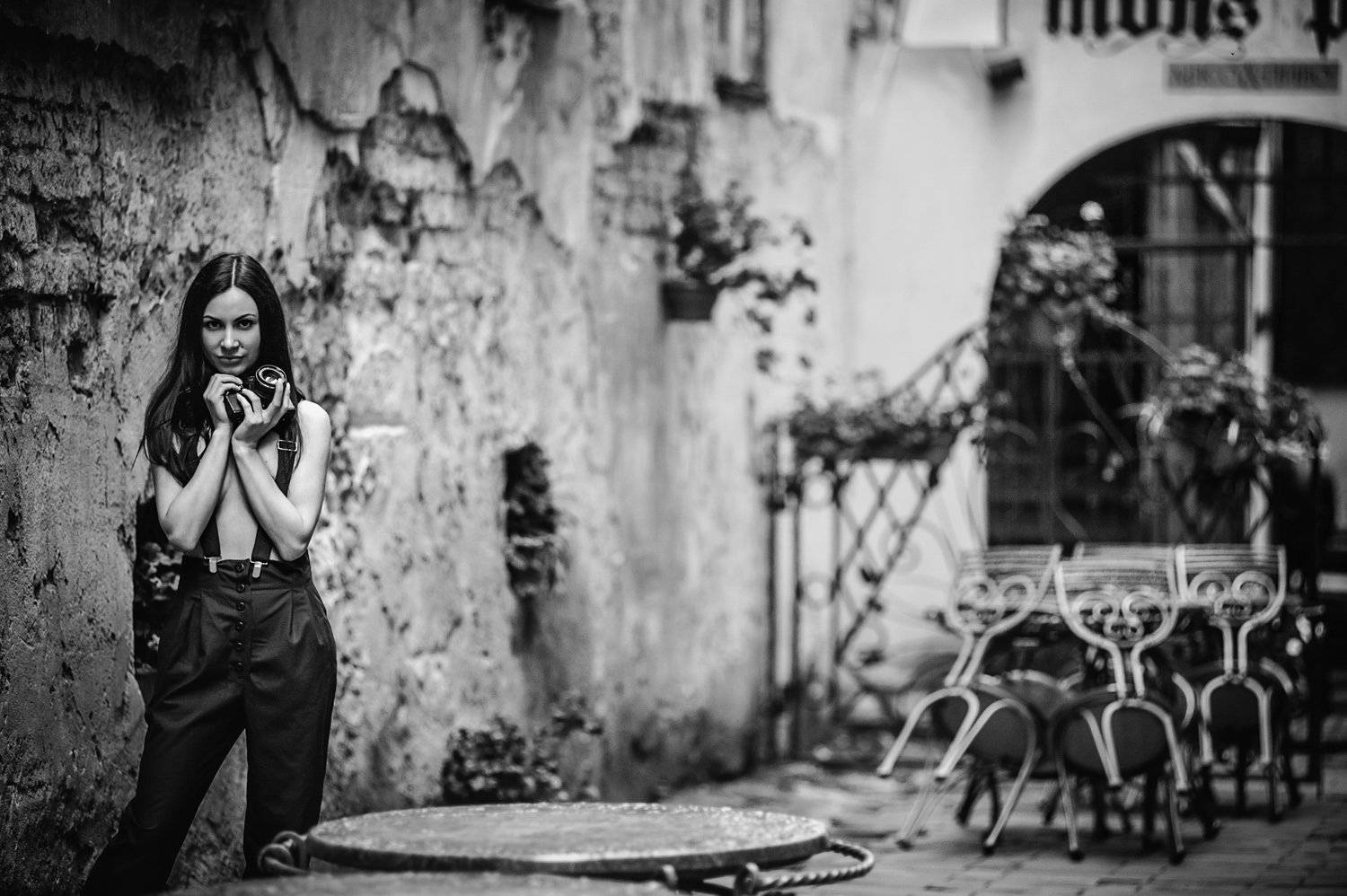 Аркадий курта, Арт, Львов, Портрет девушки, Старый город, Утро, Аркадий Курта