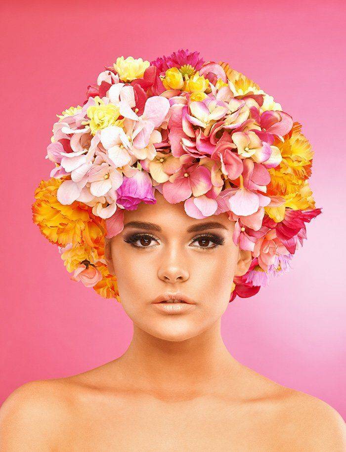 portrait, flower, Олег Белов