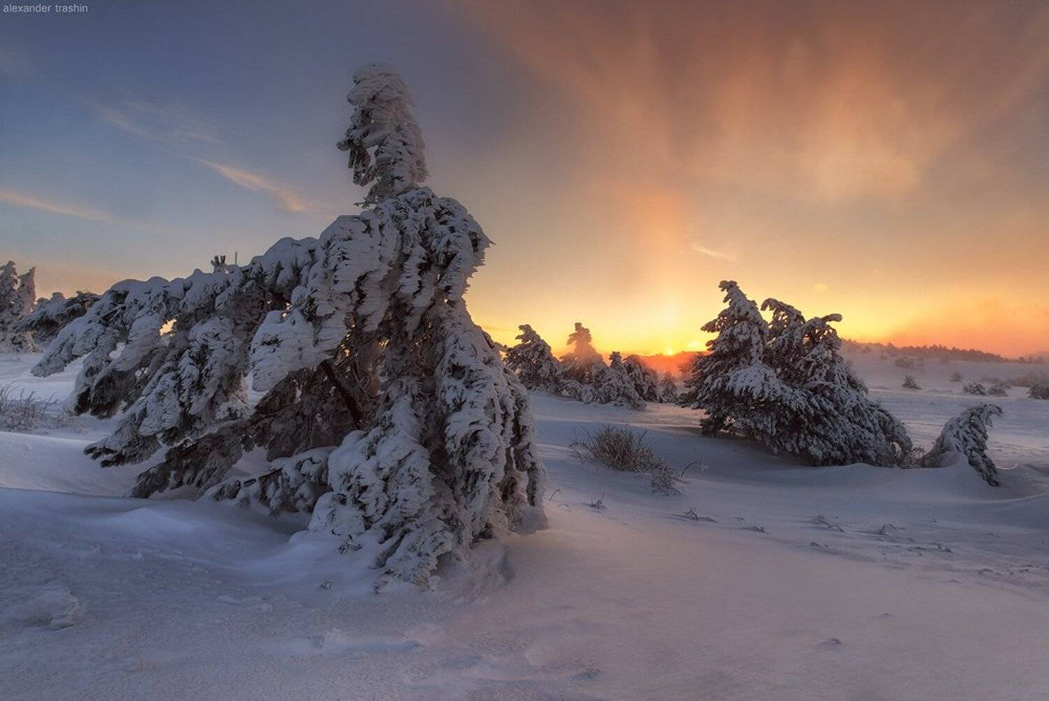 ай-петри, зима, крым, крымские горы, Александр Трашин