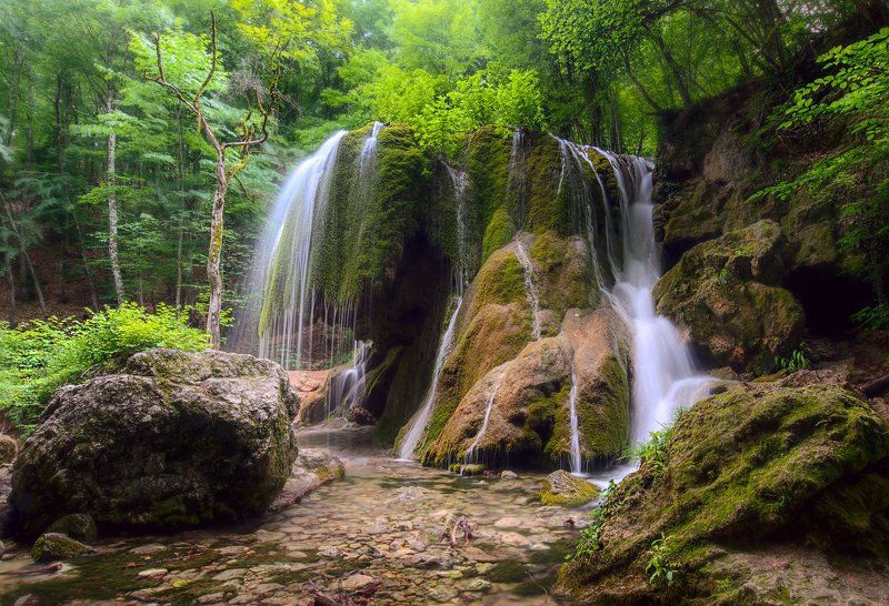 Водопад Серебряные струи фото превью