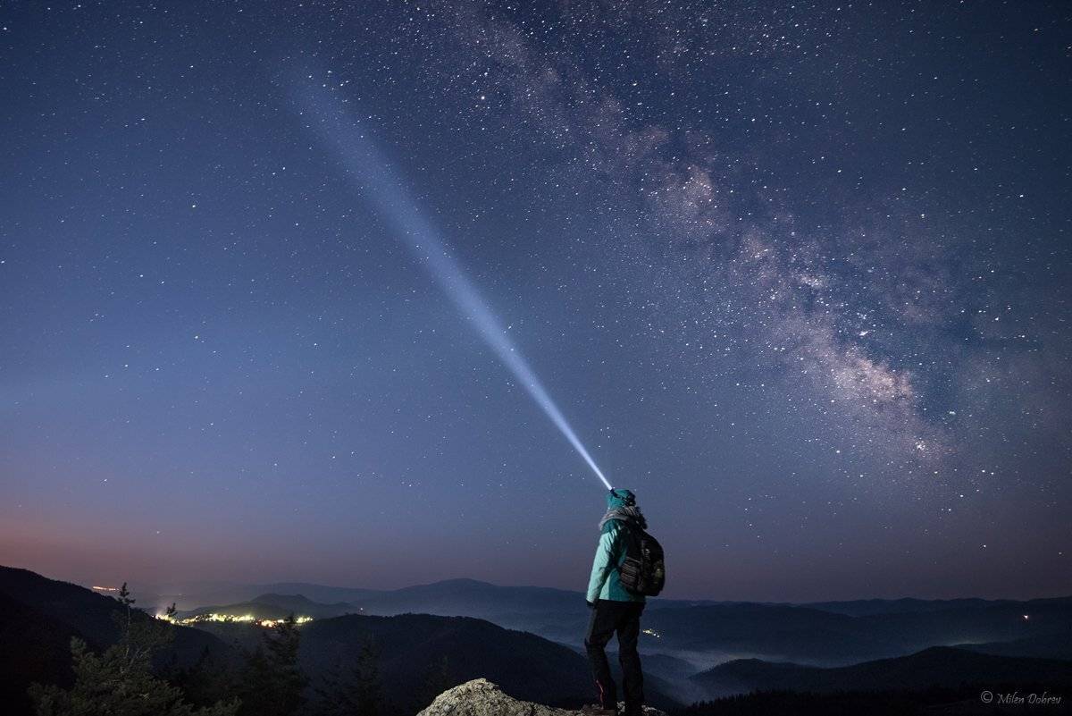 Milky way, nightscape, sky, night, Милен Добрев