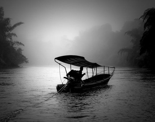 утро на реке