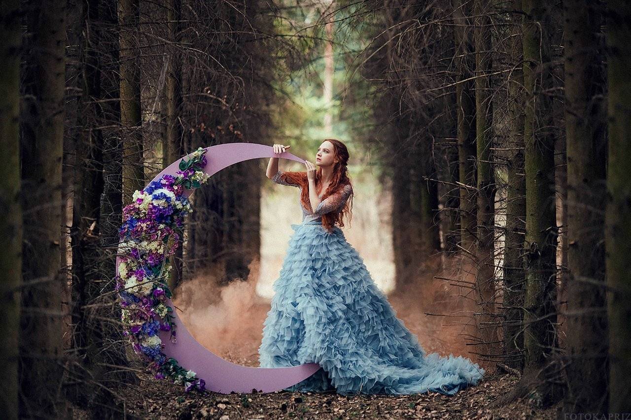 декорации, лес, рыжая, сказка, Александра Савенкова