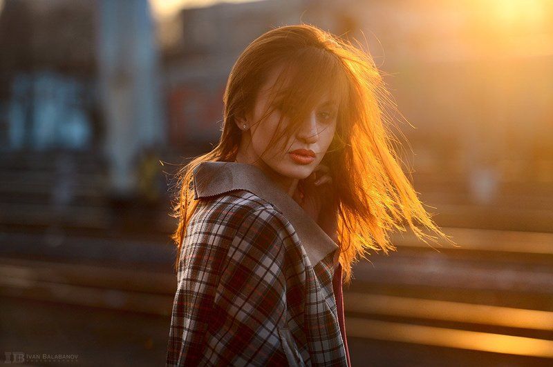 Девушка, проглука, весна, закат, балабанов, *** фото превью