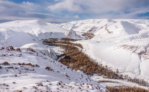 Алтай. В ущелье реки