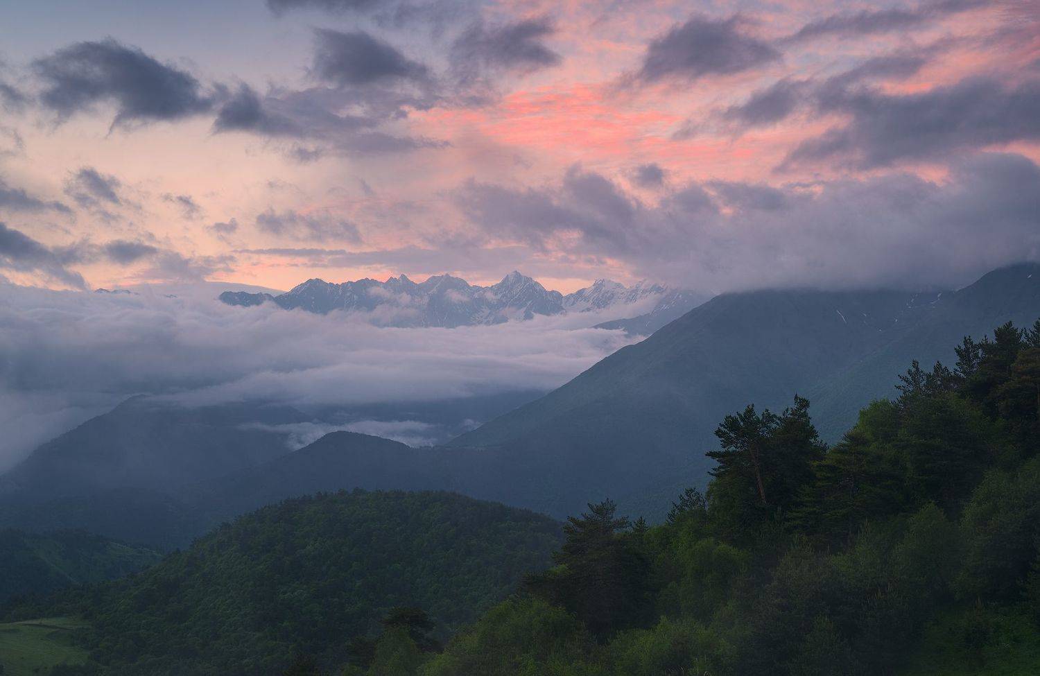 кавказ, горы, пейзаж, Левыкин Виталий