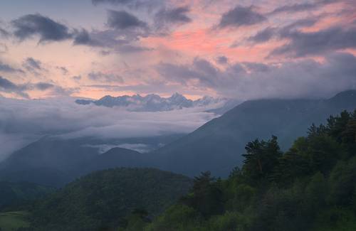 Утро в горах