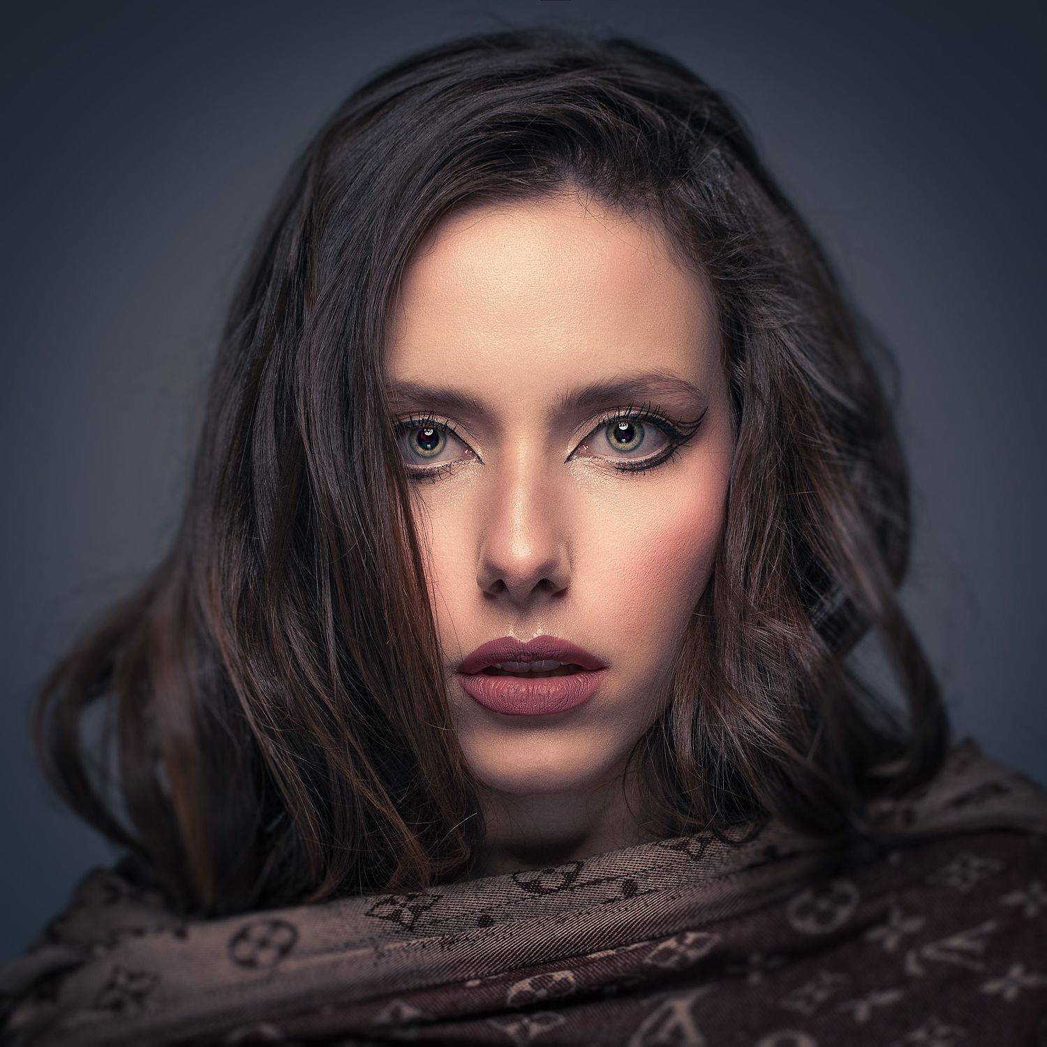 девушка, портрет, красивая, зеленые глаза, Дмитрий Александров