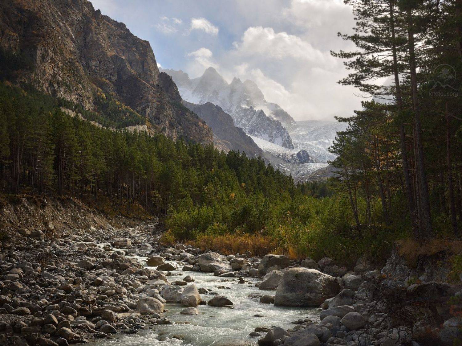 осетия, ледник, Anatoly Gordienko