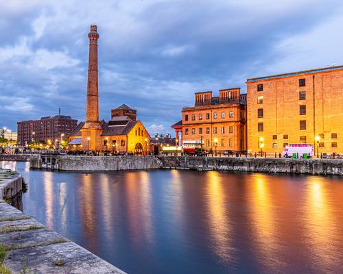 Evening in liverpool