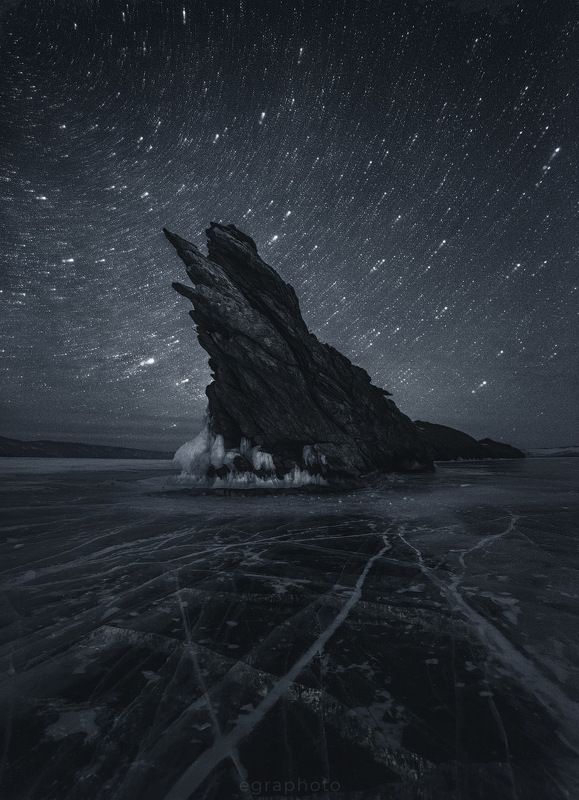 огой, байкал, сибирь, россия, ogoy, siberia, baikal, russia Огой. Полночь. фото превью