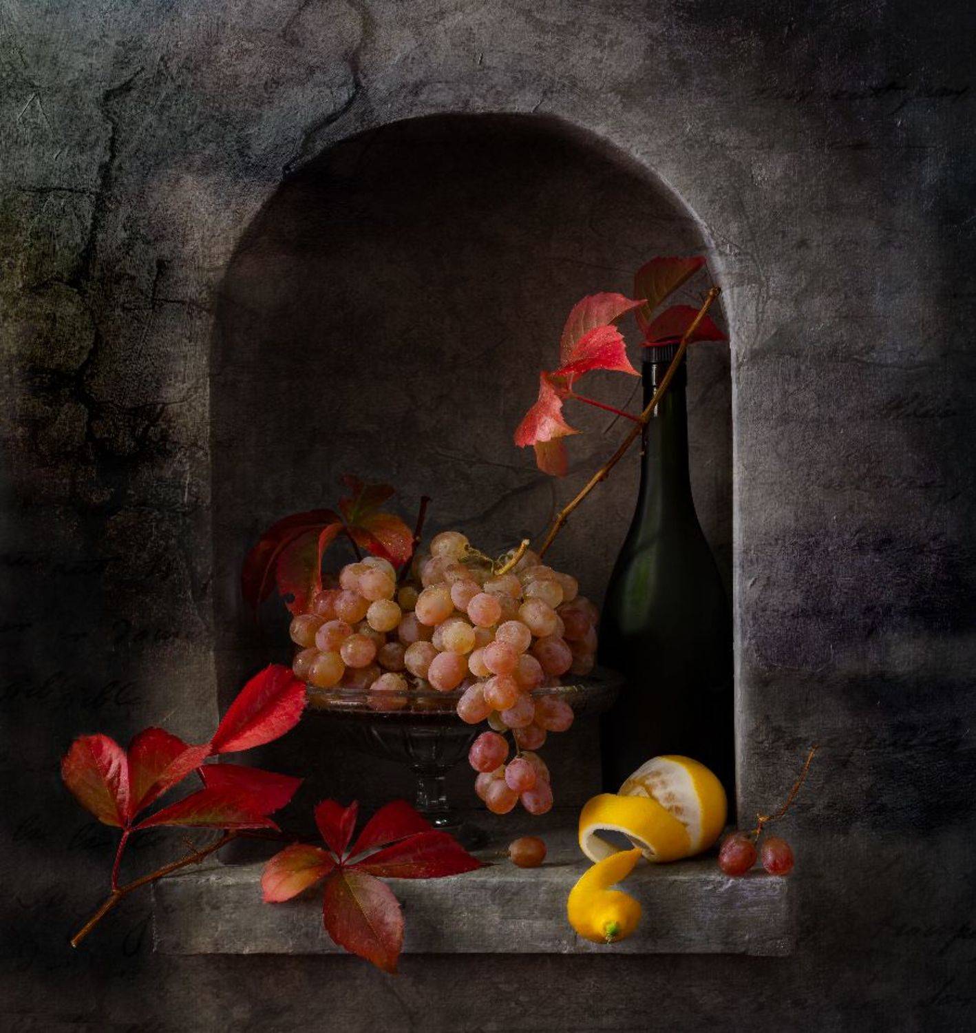 натюрморт, фрукты, Оля