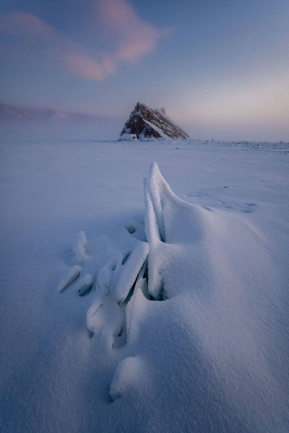 байкал, малое море, зима, рассвет, Тильпунов Михаил
