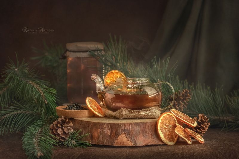 зимний натюрморт натюрморт зима тепло уют атмосфера  Чай? фото превью