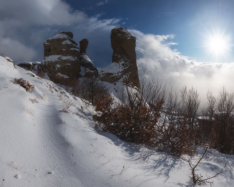 В лучах зимнего солнца фото превью